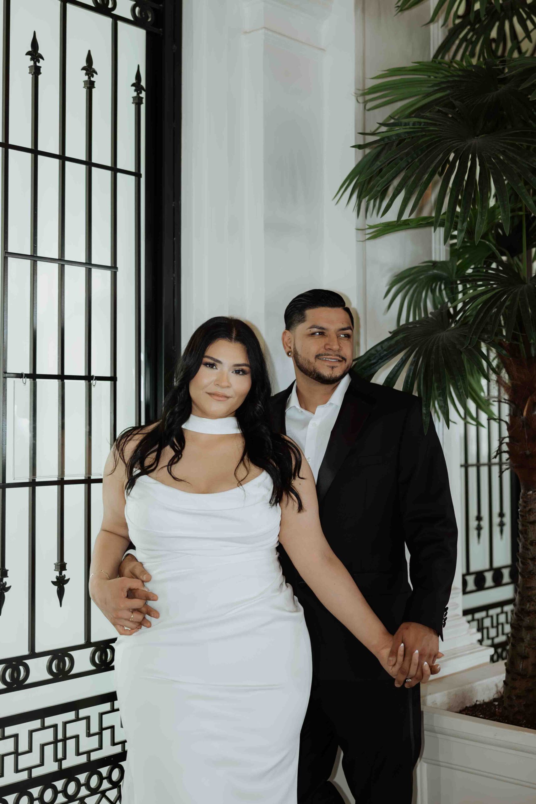 engagement photos at the grand galvez hotel, Galveston wedding photographer