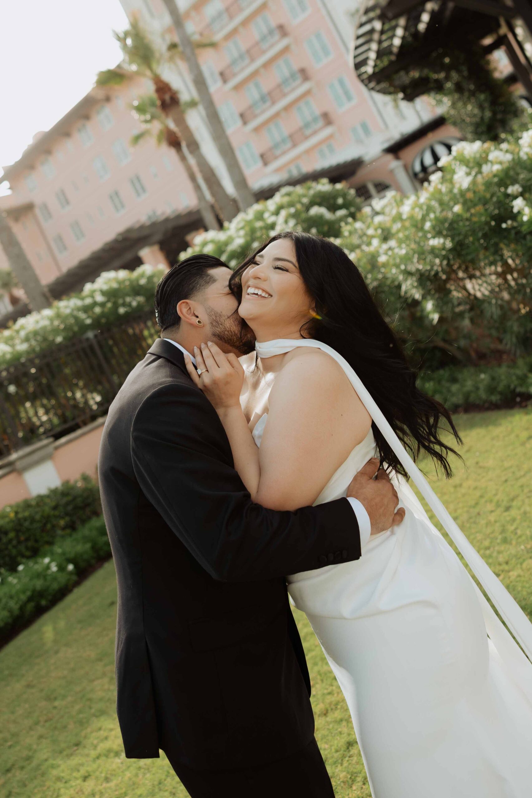 engagement photos at the grand galvez hotel, Galveston wedding photographer
