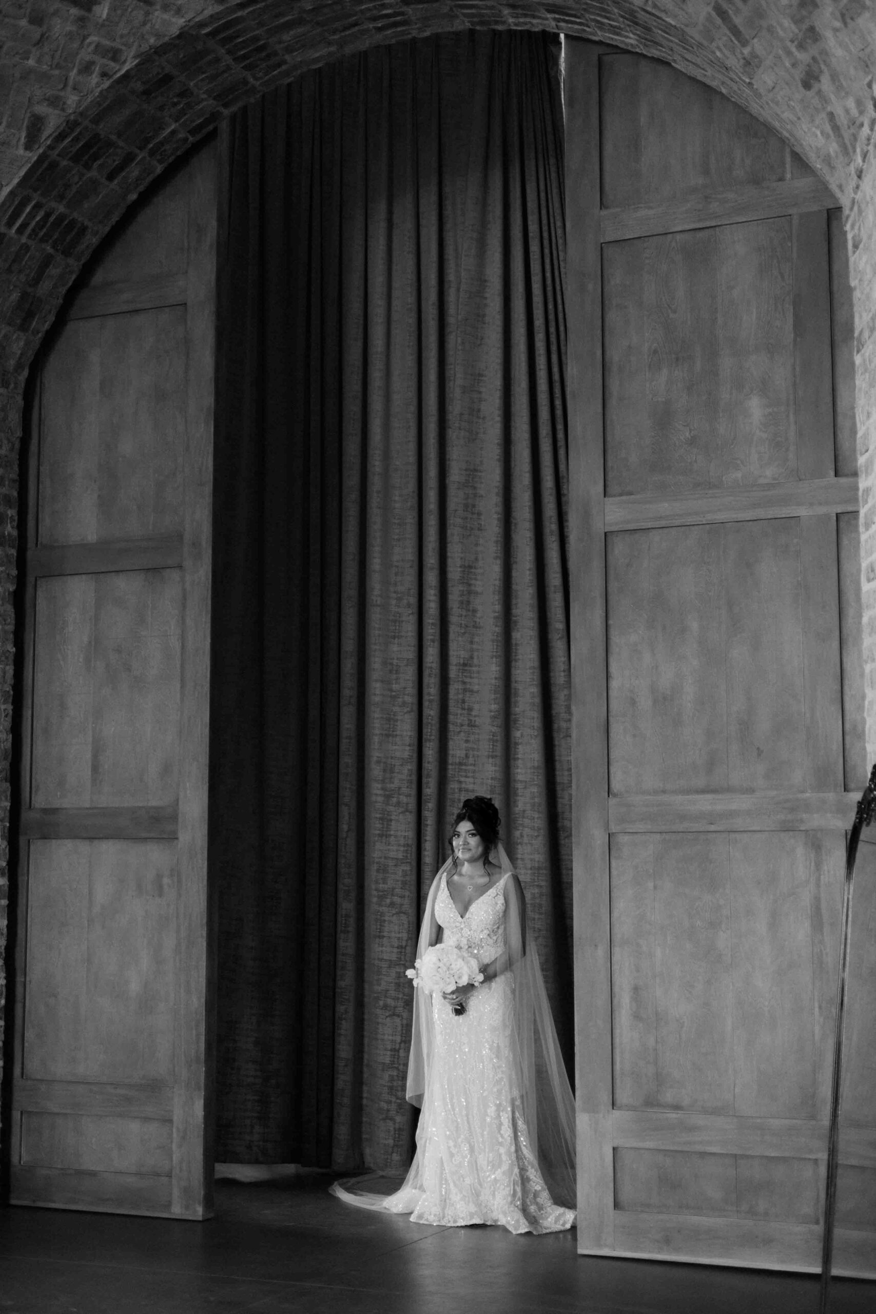 Iron Manor reception hall with modern industrial decor