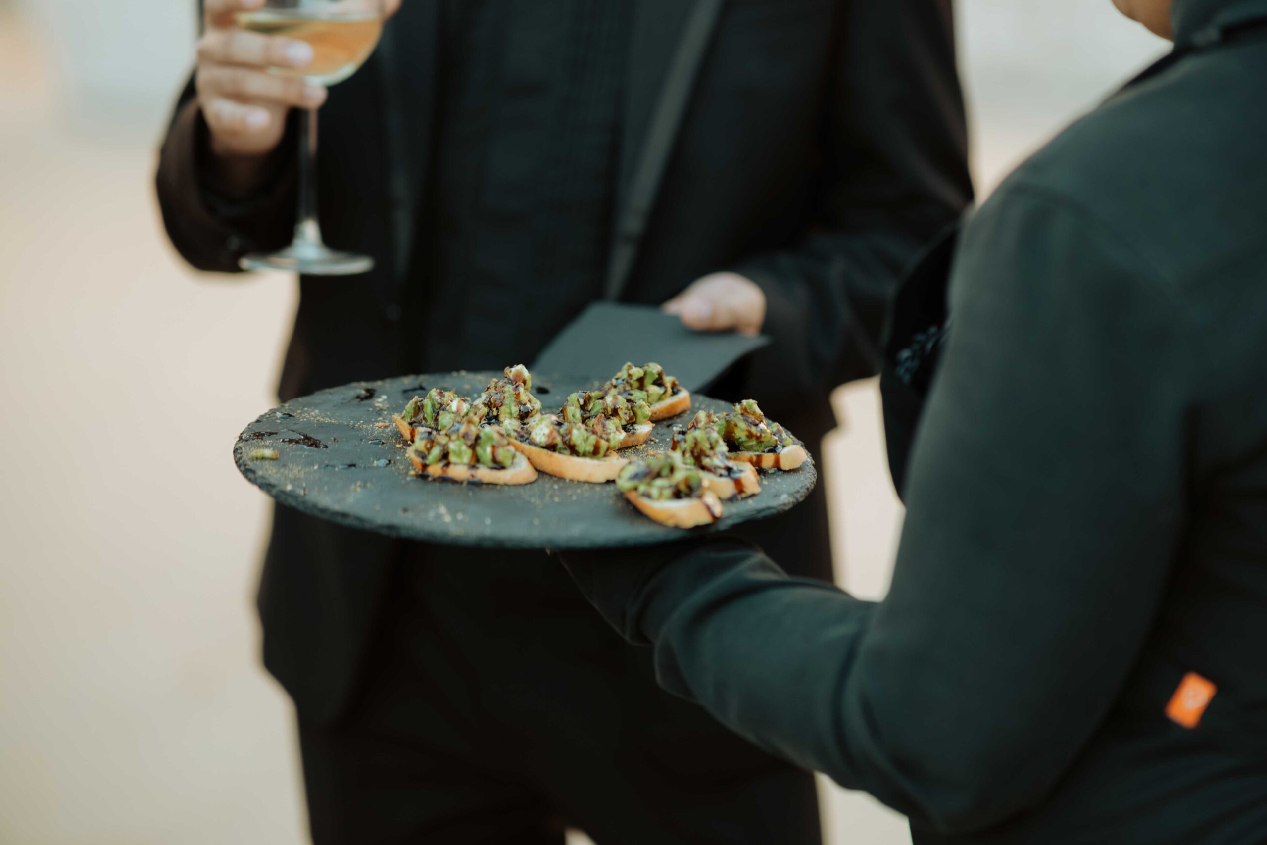 Iron Manor reception hall with modern industrial decor