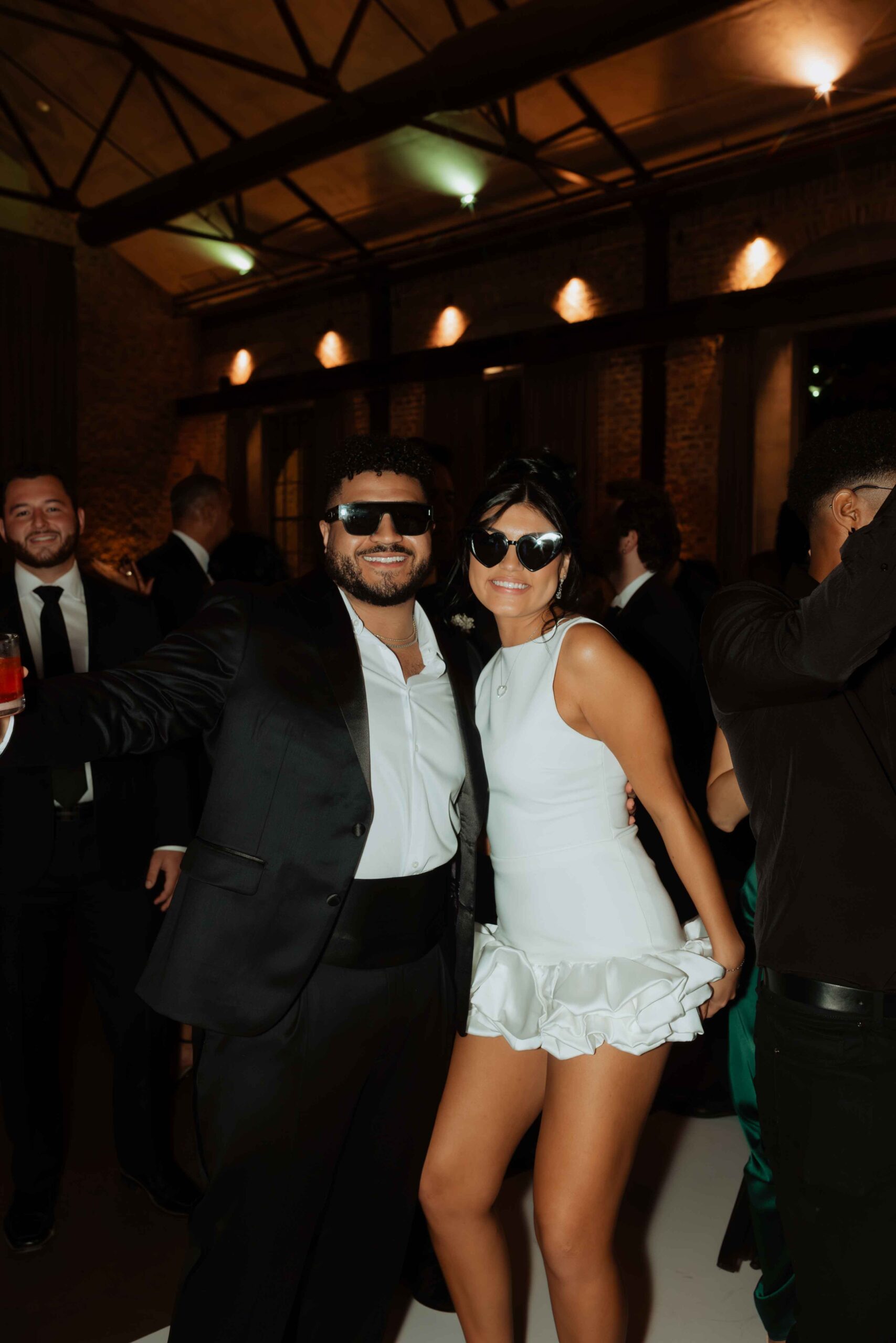 Iron Manor reception hall with modern industrial decor