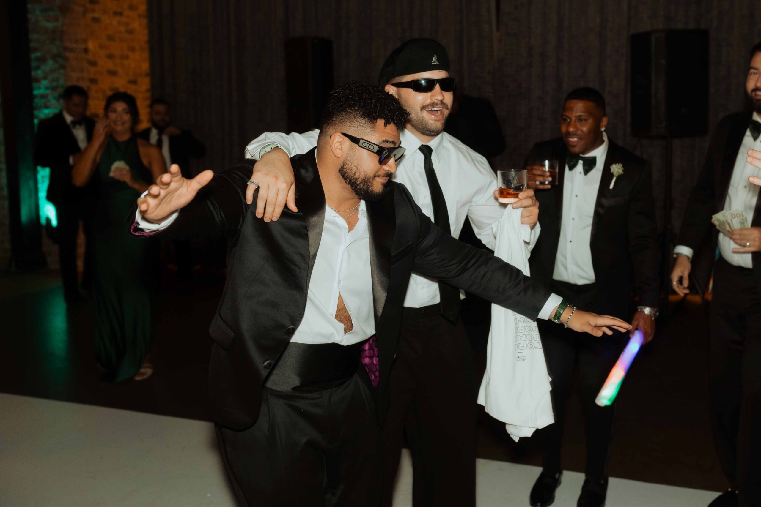 Iron Manor reception hall with modern industrial decor