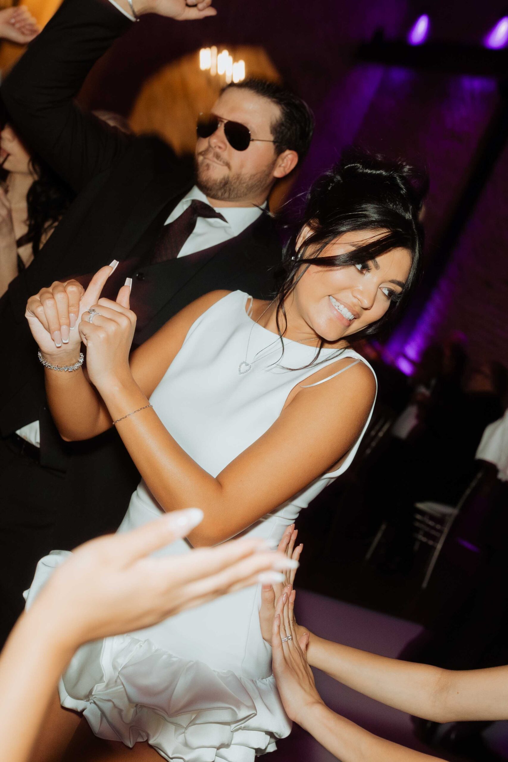 Iron Manor reception hall with modern industrial decor