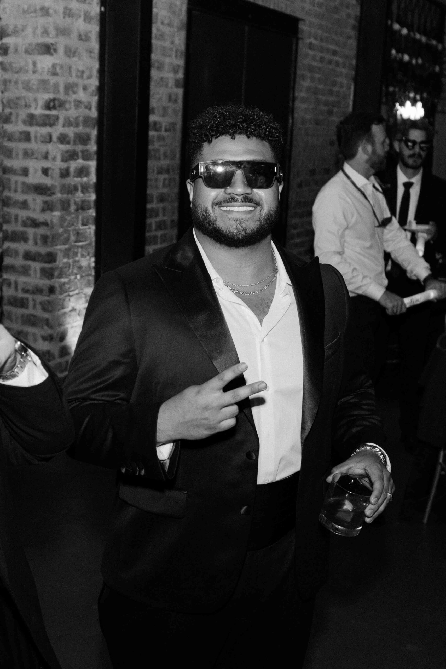 Iron Manor reception hall with modern industrial decor