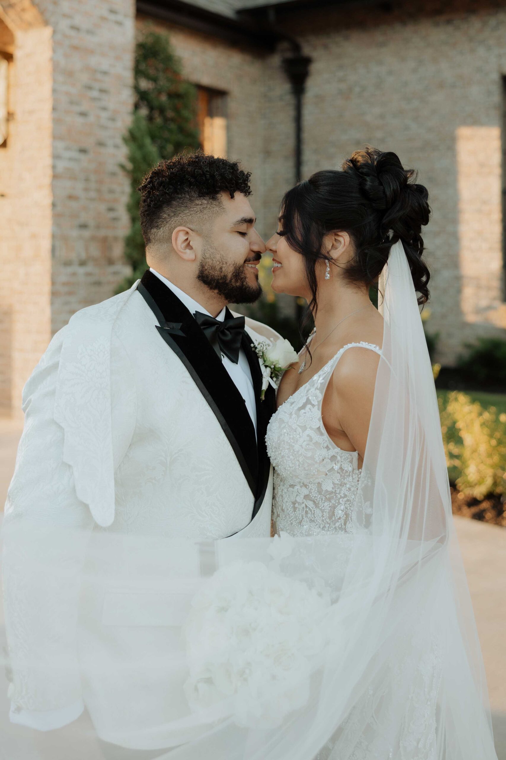 Bride and groom portraits at Iron Manor Montgomery”