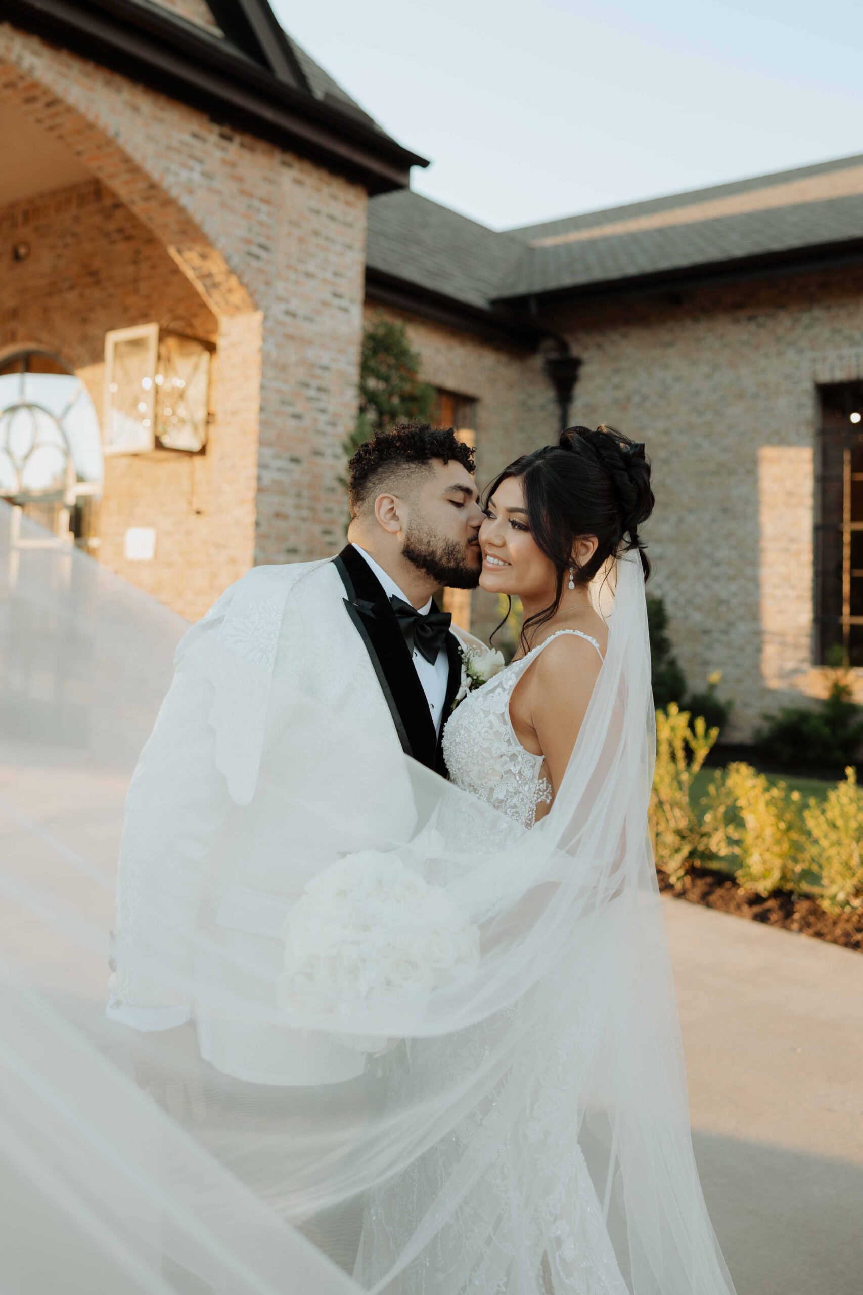 Bride and groom portraits at Iron Manor Montgomery”