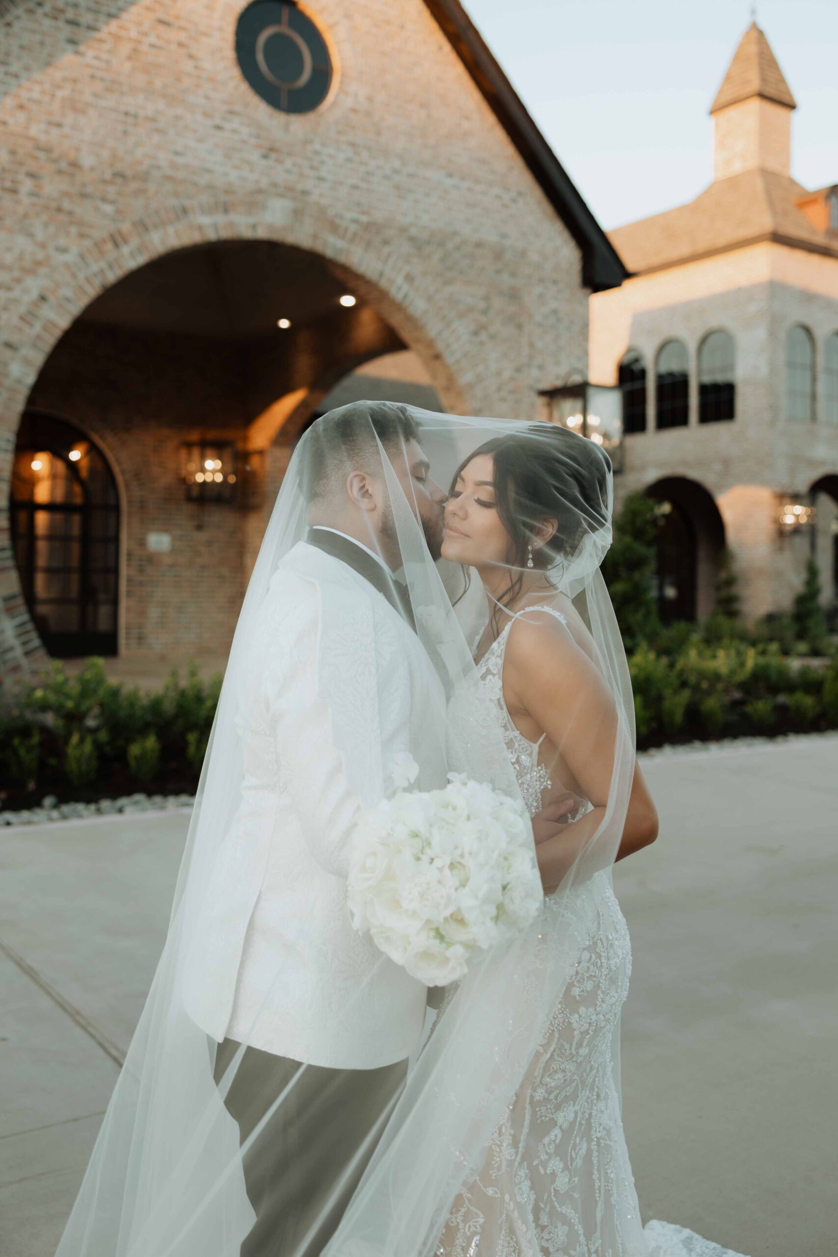 Bride and groom portraits at Iron Manor Montgomery”