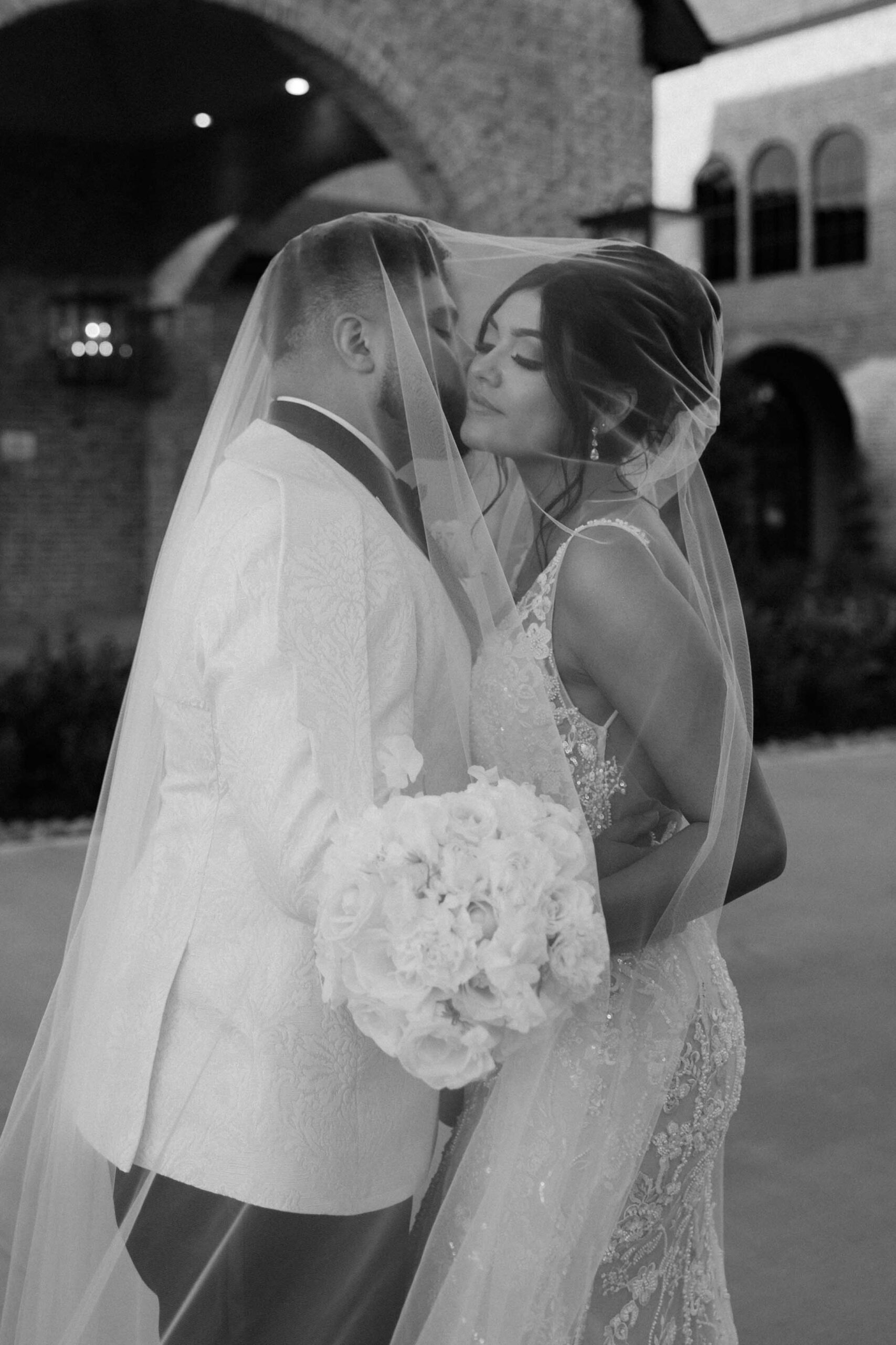 Bride and groom portraits at Iron Manor Montgomery”