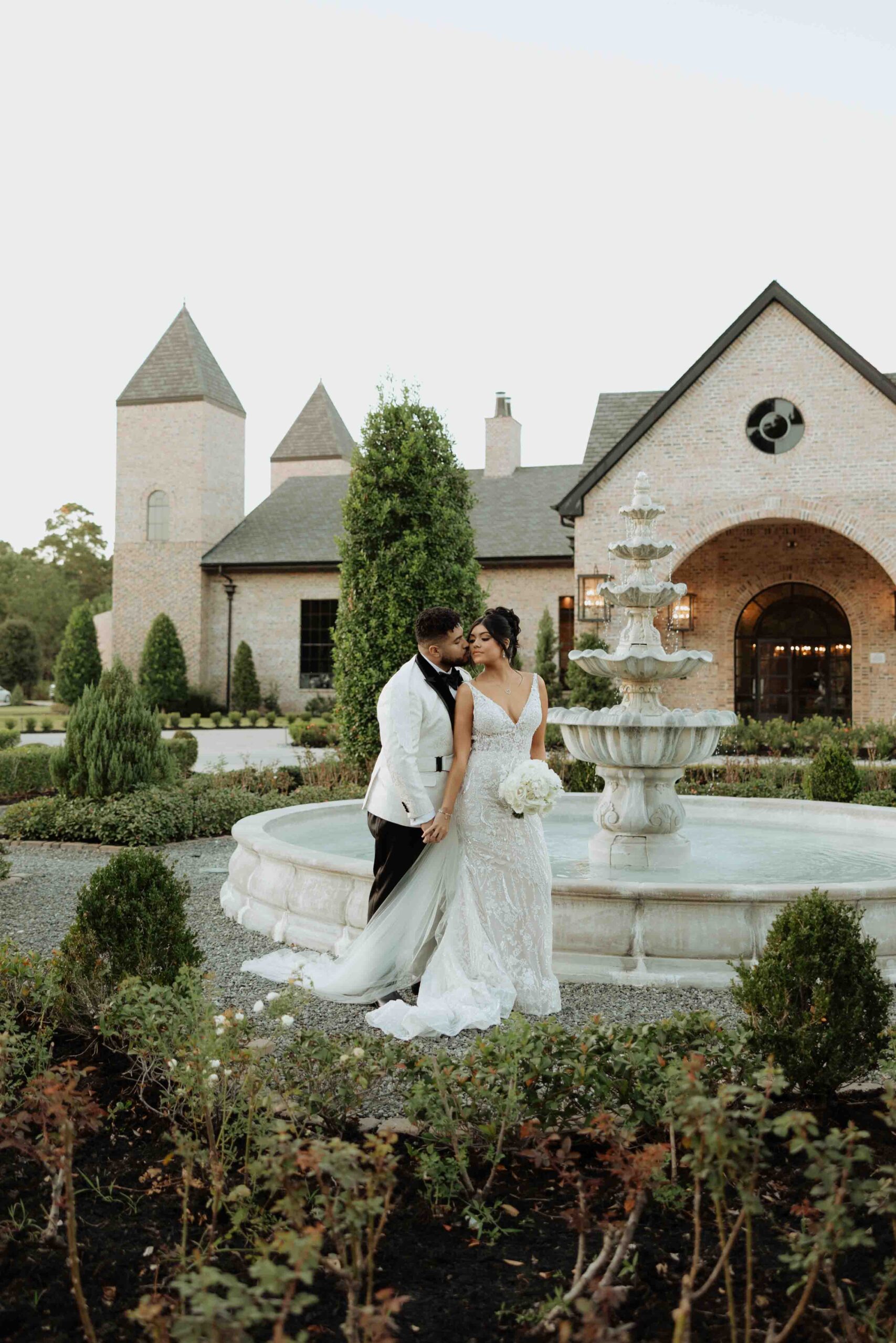 Bride and groom portraits at Iron Manor Montgomery”